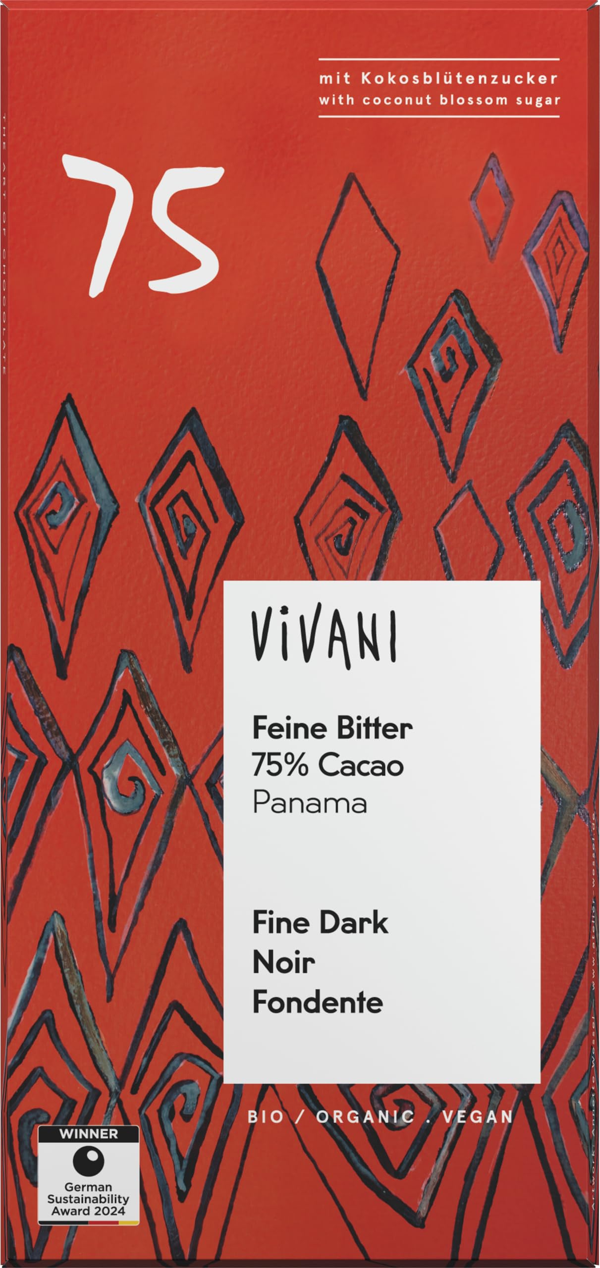 Amazon.com : Dark 75% Chocolate Vegan Organic : Grocery & Gourmet Food